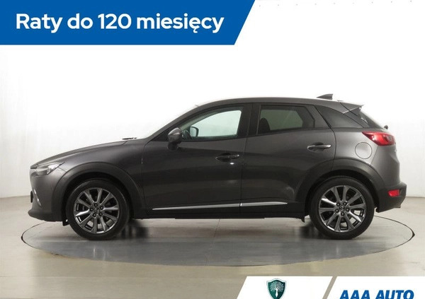 Mazda CX-3 cena 68000 przebieg: 114468, rok produkcji 2017 z Krzanowice małe 232